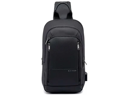 کیف کراس بادی مردانه بنج اصل BANGE BG-1911 با پورت USB