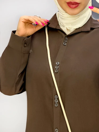 شومیز مانتویی سیلک شیلدا کد 9571220