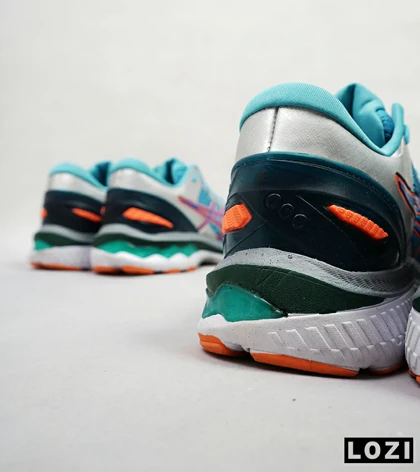 کتانی بزرگ پا آبی نارنجی ASICS GEL-KAYANO 27