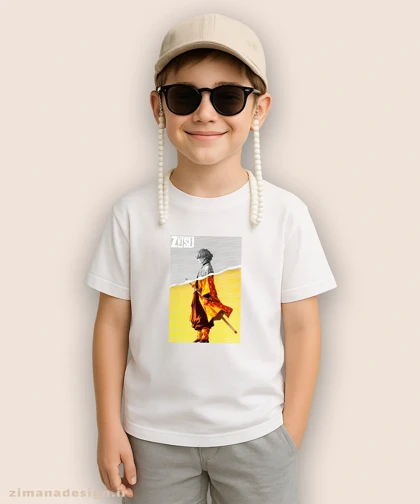 تیشرت بچگانه طرح شیطان کش شخصیت زنیتسو کد 896