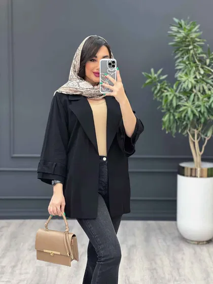 مانتو لینن بغل دوپاگن
