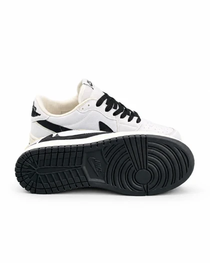 کفش کتانی مردانه مدل نایکی ترویس سوپریم سفید مشکی Nike travis supreme
