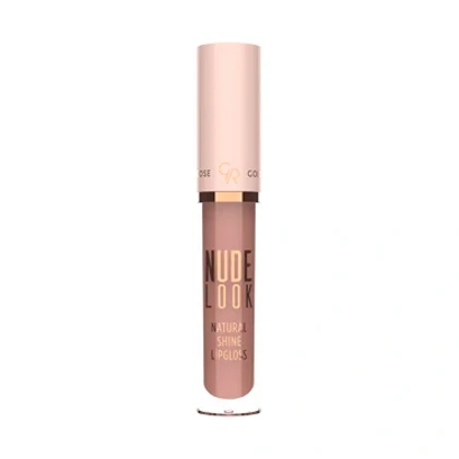 لیپ گلاس گلدن رز, مدل Nude Look Natural Shine رنگ Peachy Nude شماره 04