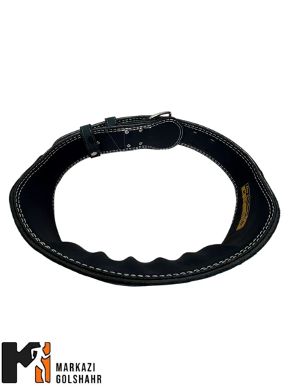 کمربند بدنسازی سگکی رویه چرم نرمال