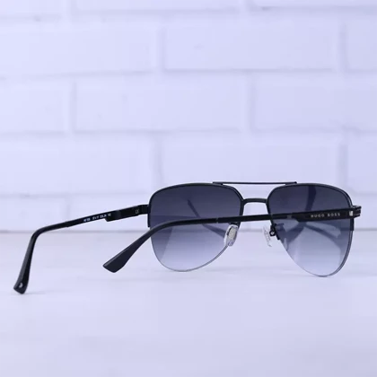 عینک آفتابی هوگو باس مردانه مشکی نیم فریم HB 1508/4