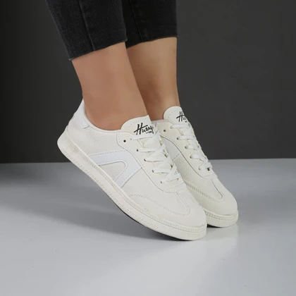 کفش اسپرت و راحتی زنانه و دخترانه رنگ سفید کد M806