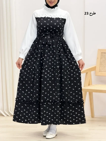 4293-پیراهن مزونی لاوین