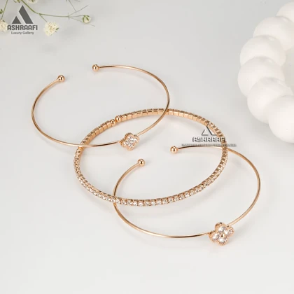 دستبند سه لاین زنانه Bracelet 3Line WRG01