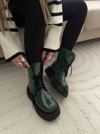 نیم بوت بندی ورنی