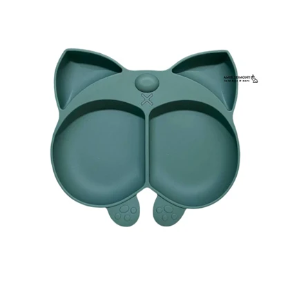 بشقاب سیلیکونی طرح گربه