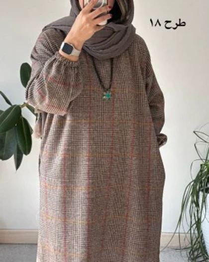 کفتان پشمی چهارخونه دیبا 6