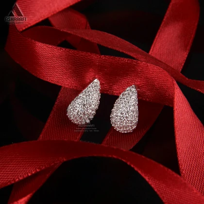 گوشواره زنانه الماسی Diamond Earrings S5