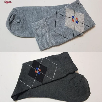 جوراب ساق بلند مردانه مدل پنبه‌ای اسکاچی ضیاکو کد 5185-266-1 بسته 6 عددی