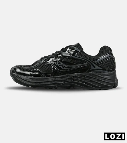 کفش کتانی مردانه و زنانه مشکی Saucony pro grid omni 9 مدل 8645