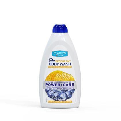 شامپو بدن ژلی کامان مدل Power Care حجم 510mg