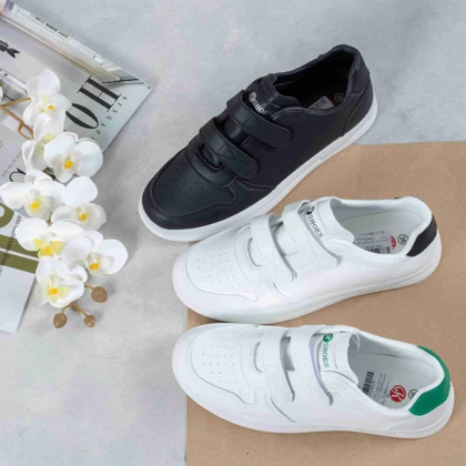 کتانی دخترونه خارجی دو چسب K SHOES