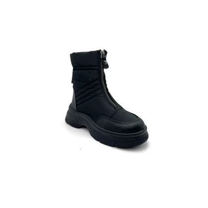 کفش نیم بوت زنانه کاپشنی جلو زیپ مدل 0116_Boots
