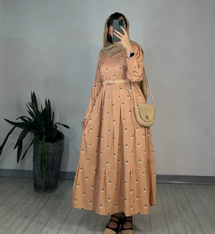 پیراهن مانتویی لاله 1