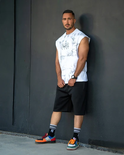 رکابی ورزشی وست NIKE AIR فری سایز طوسی