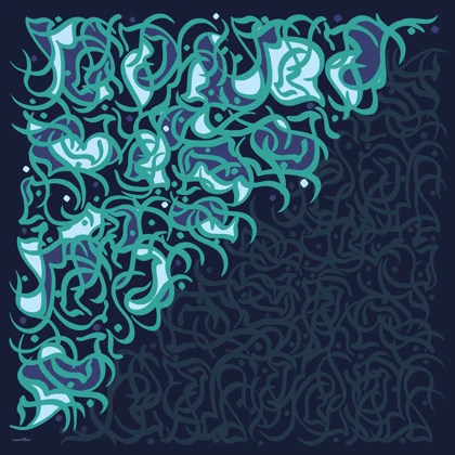 روسری نخ پنبه نقشینه