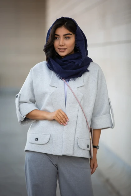 پالتو فوتر یقه دالی نقاب دار