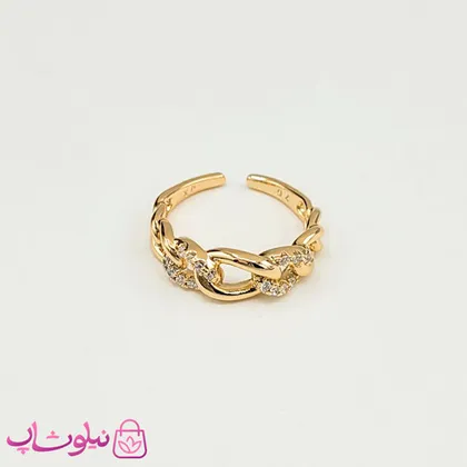 انگشتر زنانه ژوپینگ مدل کارتیه نگین‌دار