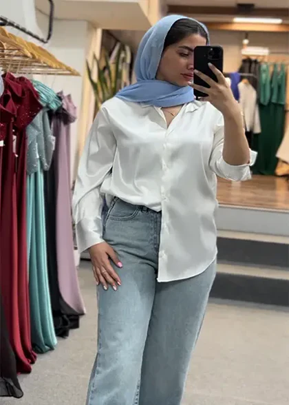 شومیز ساتن کد 4010
