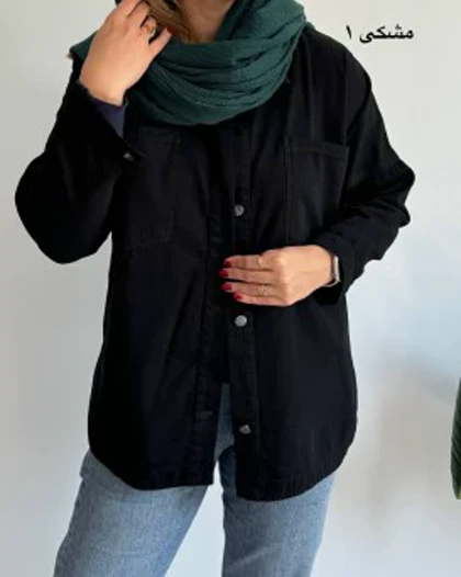 مانتو جین رنگی