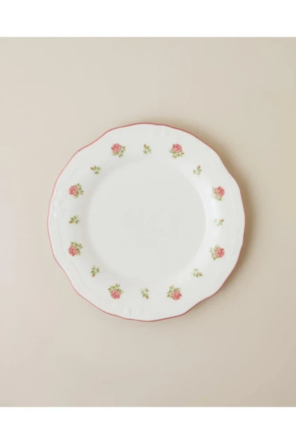 ست بشقاب کیک 6 تکه English Home مدل Rosette چینی - صورتی