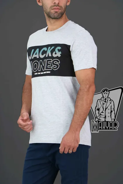 تیشرت آستین کوتاه JACK & JONES
