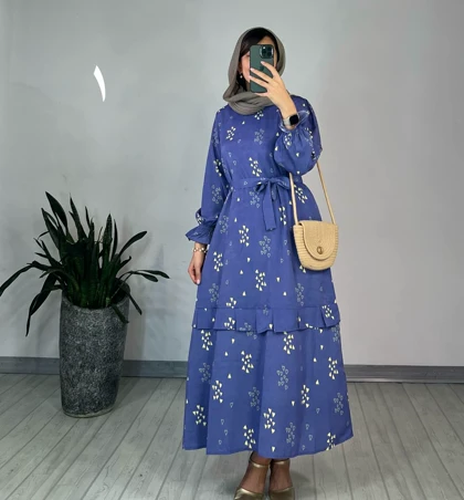 پیراهن مانتویی شکوفه 3