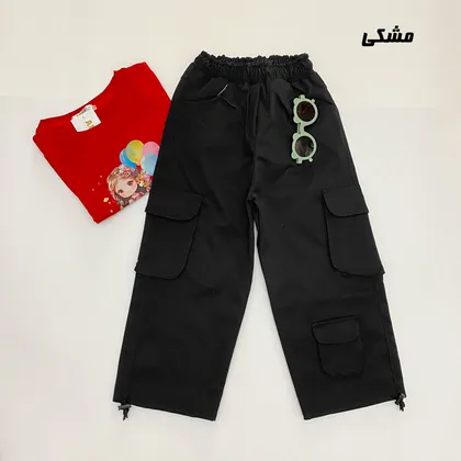 شلوار کتان کارگو