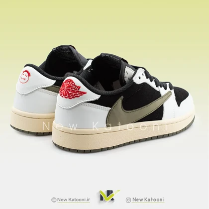 نایک ایر جردن 1 لو تراویس اسکات مدیوم آلیو (DZ4137-106)
