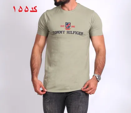 تیشرت یقه گرد تامی سبز