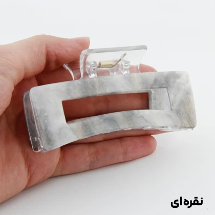 کلیپس دخترانه طرح مستطیل ابر و بادی بزرگ