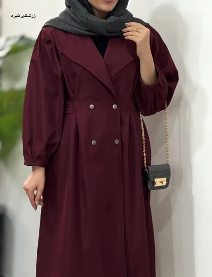 بارانی بلند ضد آب سمن