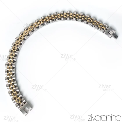 دستبند رولکس بافت وسط باریک 40041