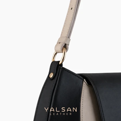 کیف دوشی زنانه چرم یلسان مدل آوید کد 218-GN
