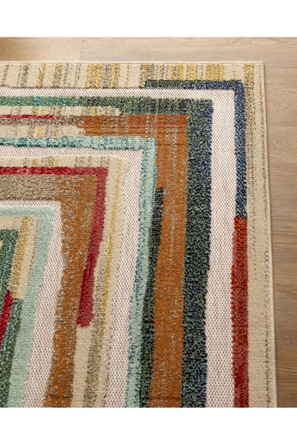 فرش ماشینی Madame Coco مدل Plumet 160 × 230 سانتی‌متر - بژ