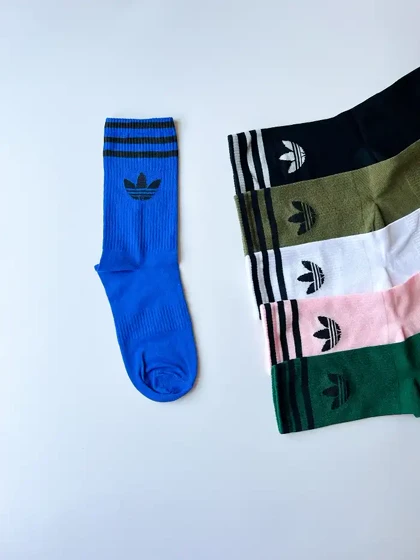 جوراب ساق بلند ورزشی طرح آدیداس adidas یونیسکس