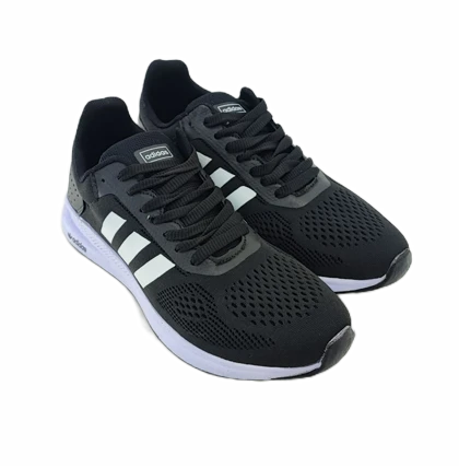 کفش اسپرت و رانینگ مردانه بزرگ‌پا برند آدیداس Adidas مدل فالکون مشکی کد 364