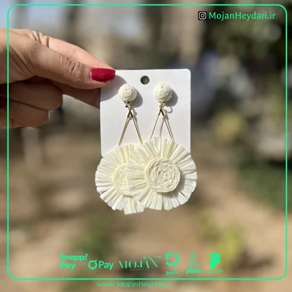 گوشواره حصیری بهار و تابستان کد gh175