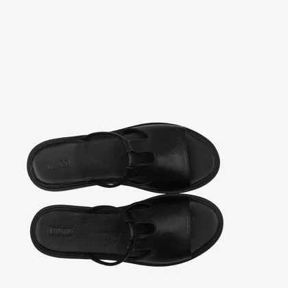 کفش صندل فلت چرم طبیعی زنانه مونو mono مدل J0128