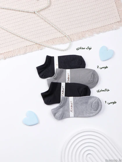 جوراب مچی زنانه نخی فنسی FANCY کد 1010