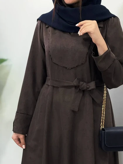 پیراهن مانتویی سیلک پناه