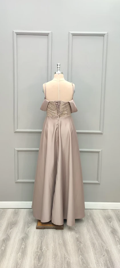 پیراهن بلند ساتن رویا 784