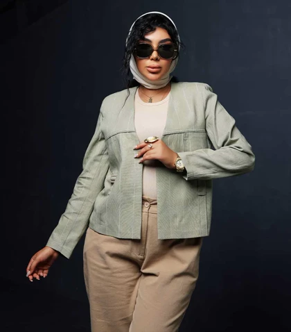 کت لینن Pinki 2410