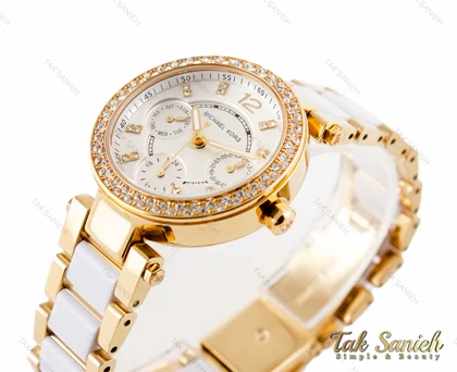 ساعت مچی مایکل کورس زنانه دورنگین سه موتوره Michael-3159-L