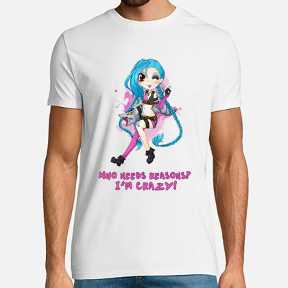 تیشرت با طرح Jinx - League Of Legends لیگ اف لجندز کد 24023
