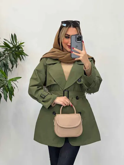 بارانی ژیله دکمه دار